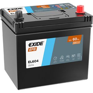 Exide 005L EFB Car Battery 60Ah EL604